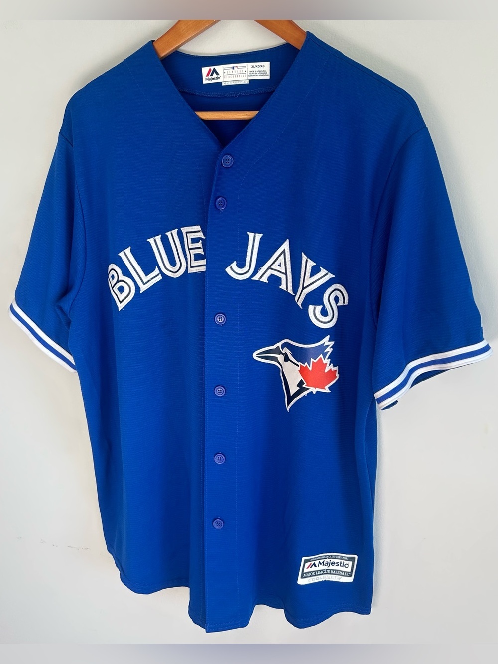 Authentic Majestic Toronto Blue Jays Edwin Encarnacion Baseball Jersey Sz XL #12 - Picture 3 of 10